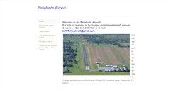 Desktop Screenshot of bellefonteairport.com