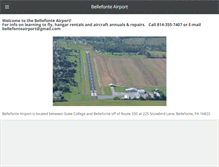 Tablet Screenshot of bellefonteairport.com